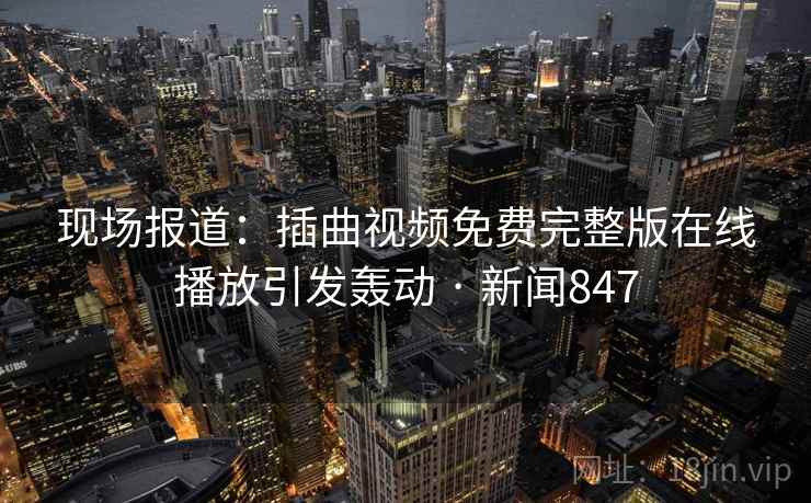 现场报道：插曲视频免费完整版在线播放引发轰动 · 新闻847